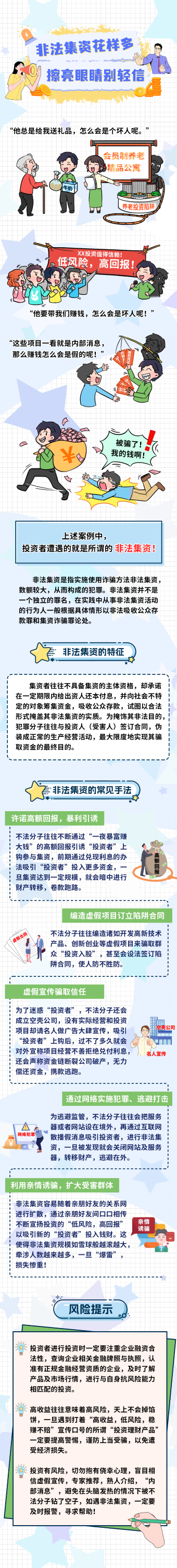 非法集資花樣多、擦亮眼睛別輕信