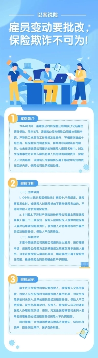 雇員變動(dòng)要批改，保險(xiǎn)欺詐不可為！