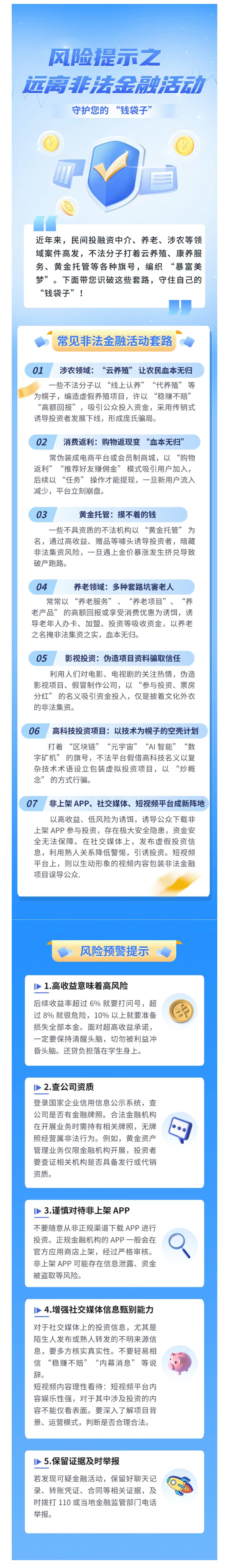風(fēng)險提示之遠離非法金融活動